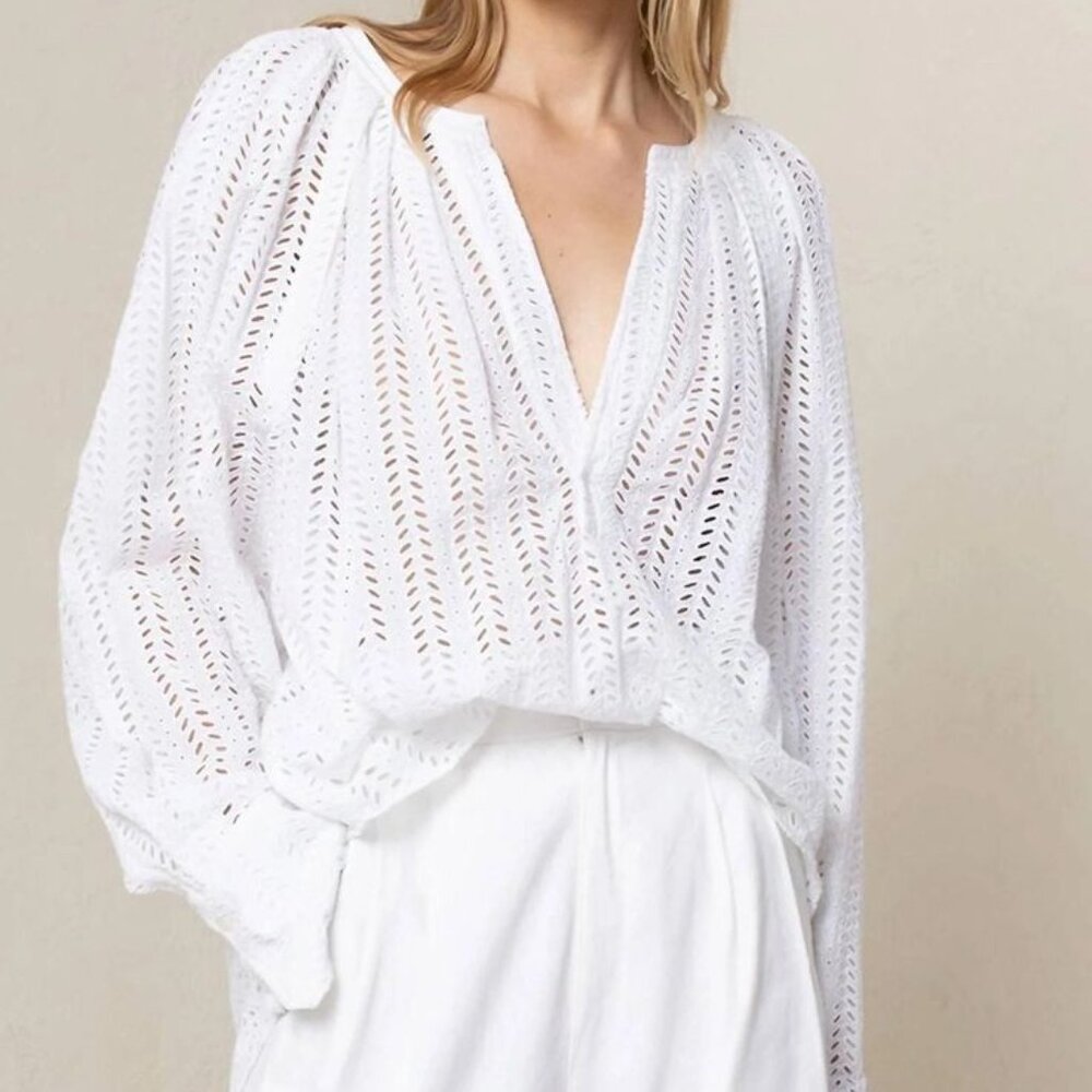 A.L.C women's Nomad Top in white Size 14 .  EUC